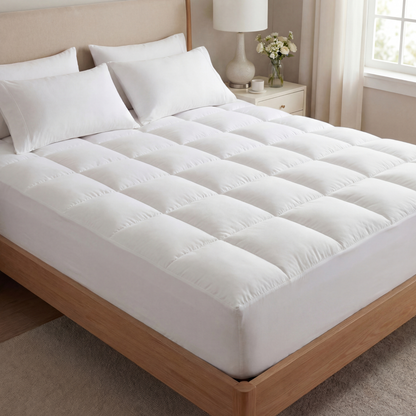 Comfort Sleep | Surmatelas rafraîchissant avec douceur 1000 GSM | Conception respirante pour une meilleure qualité de sommeil