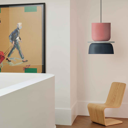 Plafonnier multicouche en acrylique, douille E27, 29 cm de diamètre, style nordique, idéal pour îlot de cuisine, coin repas ou entrée, lampe suspendue pour