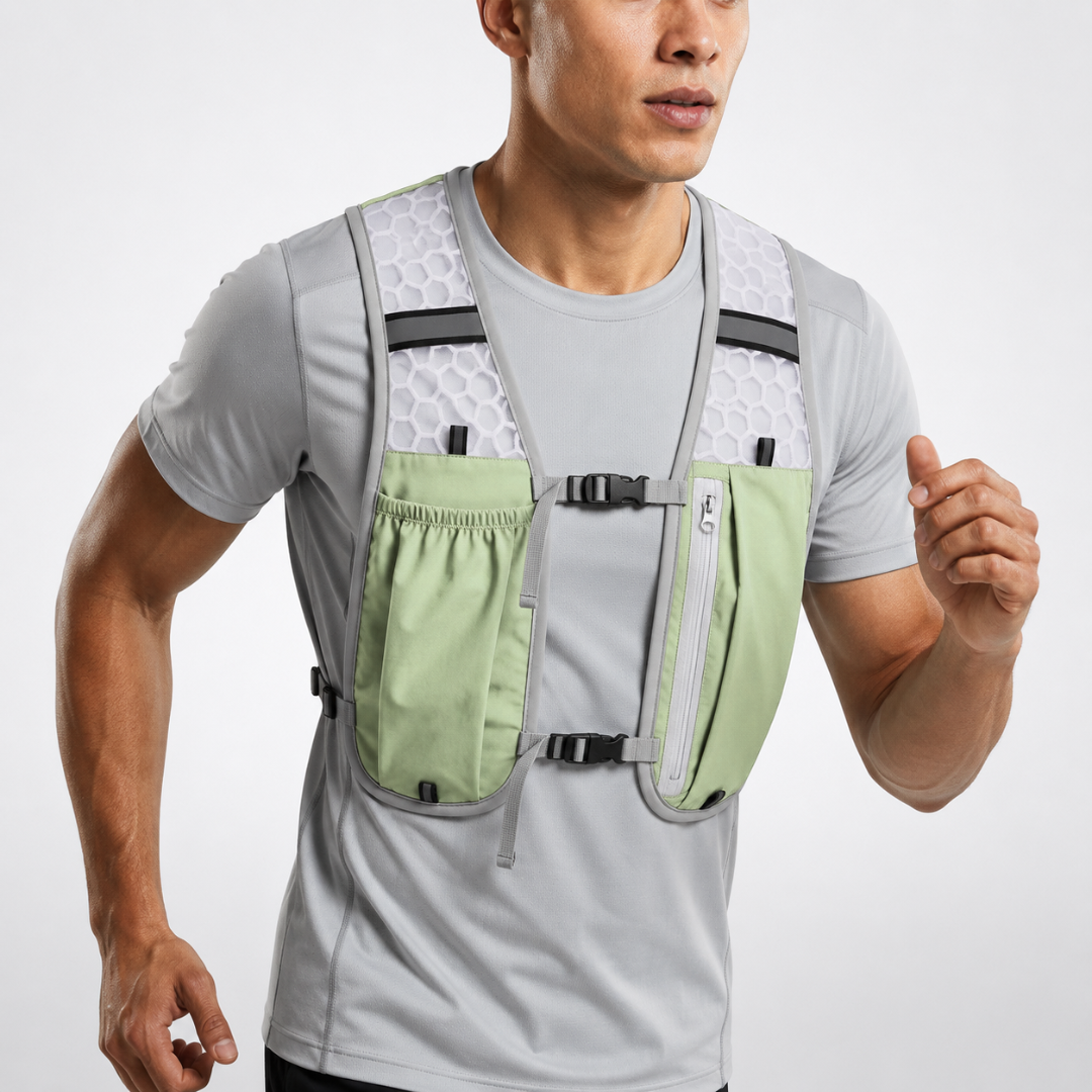 Running Hydration Vest 5L Lightweight Trail Pack with Multiple Pockets for Marathon Training