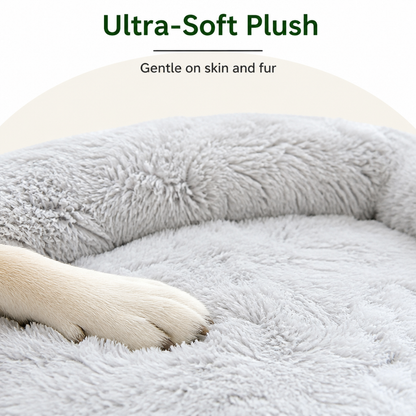 Ortekor Plush Neck Pillow Pet Sofa Bed (Removable Cover)