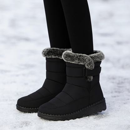 Women's Insulated Winter Boots Waterproof with Plush Lining & Anti-Slip Sole for Snow, Cold Weather, Daily Wear & Outdoor Activities
