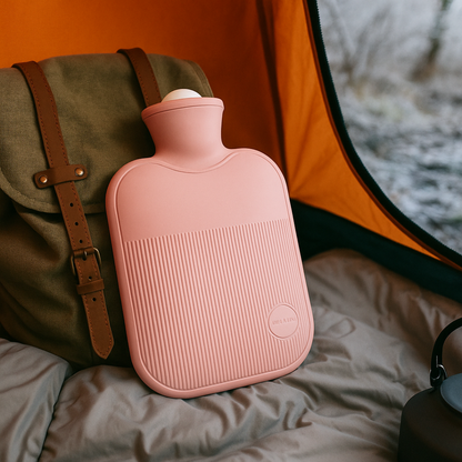 Hot Water Bottle 68 oz Leak-Proof – Soothing Heat for Cold Days, Hands & Feet – PVC Fill Pouch with Soft Touch – Portable Warmth for Bed