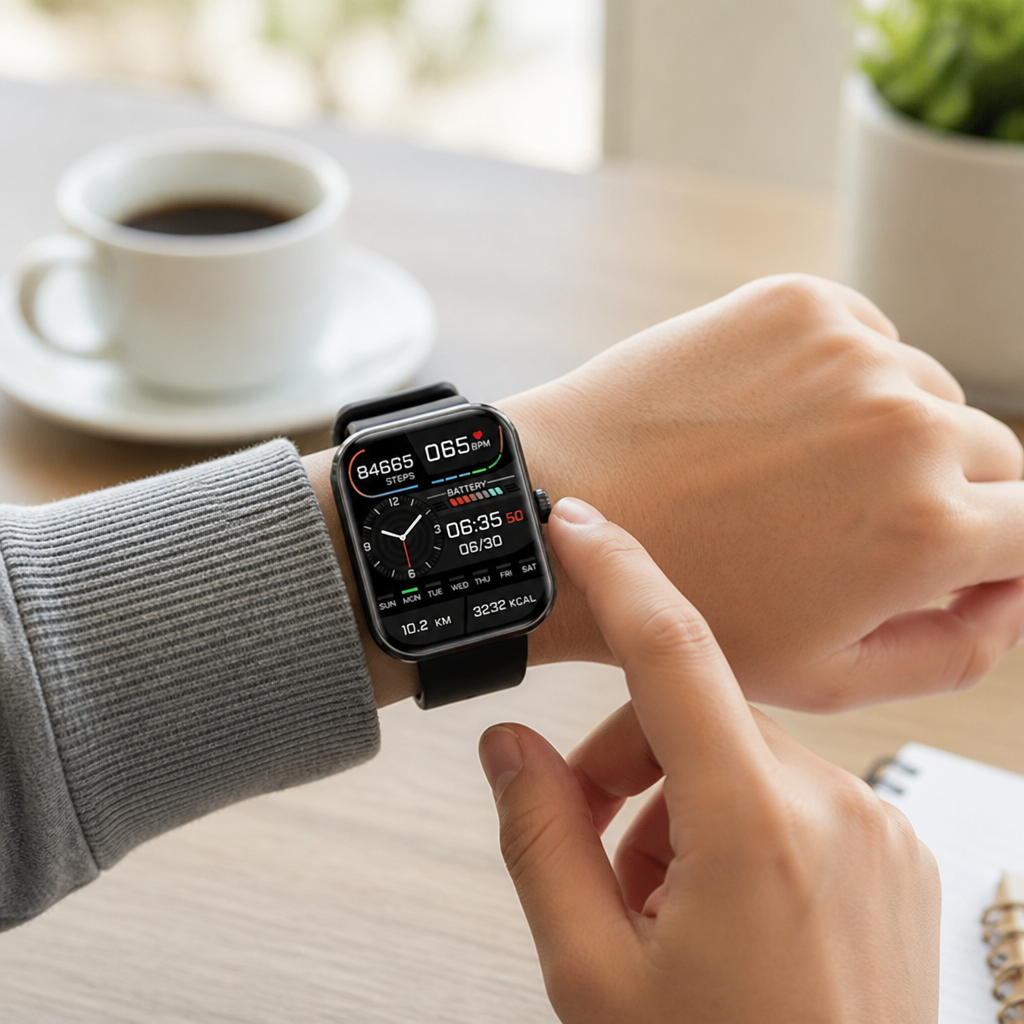 Montre connectée avec suivi de la glycémie non invasif et autonomie de 5 jours