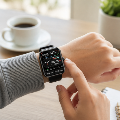 Montre connectée avec suivi de la glycémie non invasif et autonomie de 5 jours