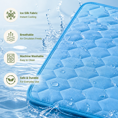 Ortekor Ice Silk Cooling & Breathable Pet Mat (Machine Washable)