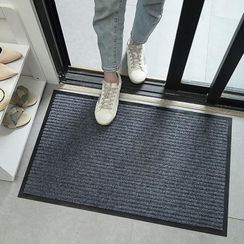 Dorian Door Mat - Durable Polyester, Non-Slip Welcome Design