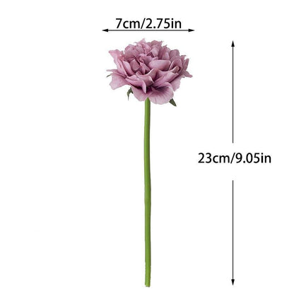 5-Pack Silk Faux Roses Artificial Flowers