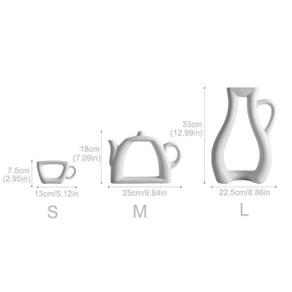 Delicate Tea Time Vases