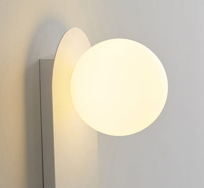 G9 Hardwired Wall Sconce Metal Glass 12 Inch Vertical Fixture Bedroom Hallway Indoor Lighting White Black for Modern Interiors