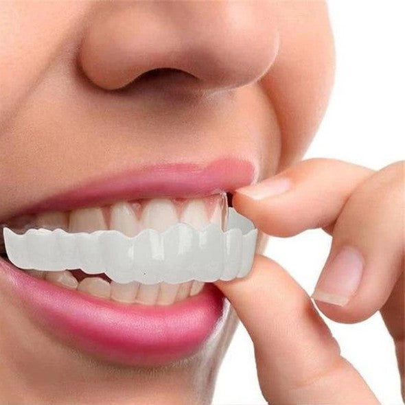 Facettes dentaires cosmétiques haut et bas, appareil dentaire instantané à clipser pour un sourire naturel, booster de confiance, prothèses réutilisables