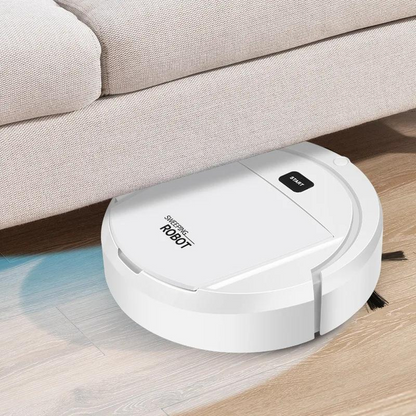 Cordless Robotic Floor Sweeper Mop Vacuum 9 Inch Wide Slim Profile Self-Navigating Hardwood Tile Laminate Pet Hair Dust Multi-Surface Rechar