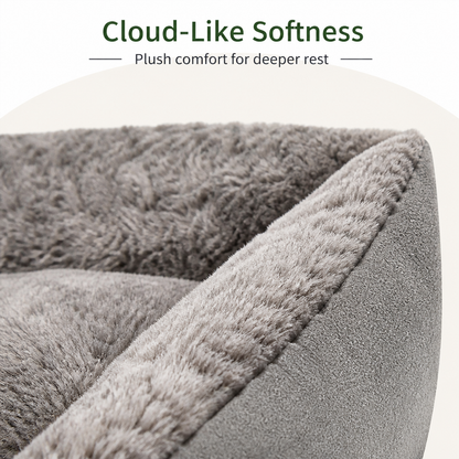Ortekor Plush Mattress-Style & Easy-Clean Polyester Pet Bed