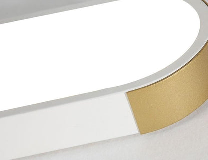 26-Inch Round LED Ceiling Light with 3 Color Modes, Modern Low-Profile Fixture for Bedroom Living Room Hallway Office Kitchen Bathroom, Iron
