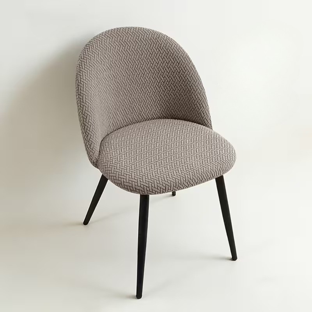 Stretch Dining Chair Slipcovers - Removable Washable Seat Protectors for Kitchen & Dining Room Furniture, Fitted Elastic Chair Covers for