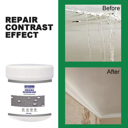 Clear Leak Sealer Paste for Walls, Roofs & Pipes – Waterproof Barrier Coating for Concrete, Wood, Metal & Tile Repair