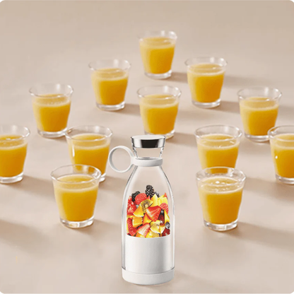 Mixeur personnel rechargeable par USB, bouteille de 500 ml pour smoothies, jus et shakes protéinés, idéal pour les déplacements, le sport, la maison, le bureau et l'entraînement