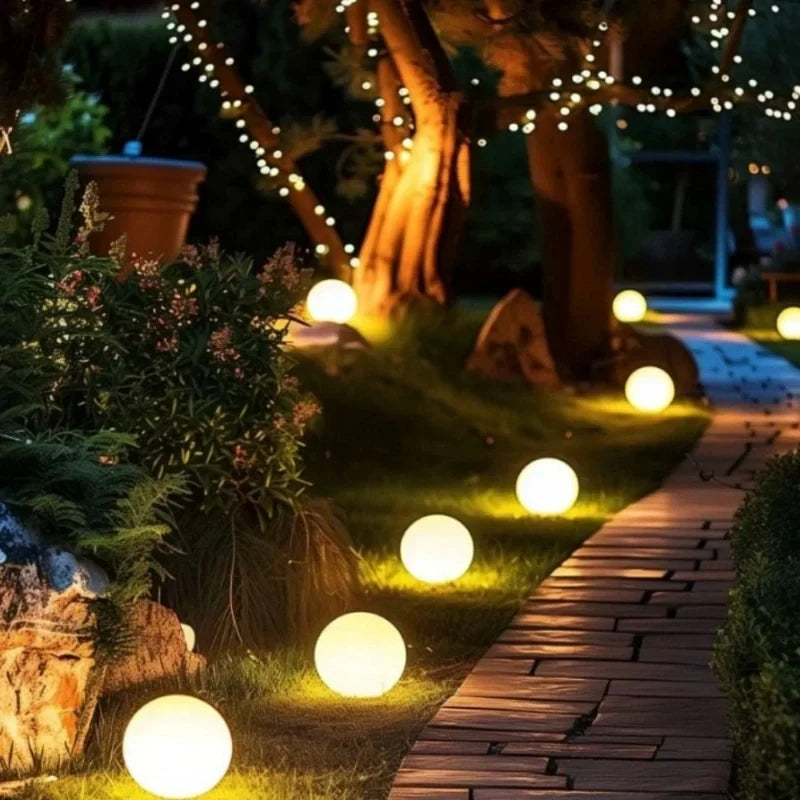 Cordless Color-Changing LED Globe Light for Patio & Garden – 16 Color Modes with Remote Control