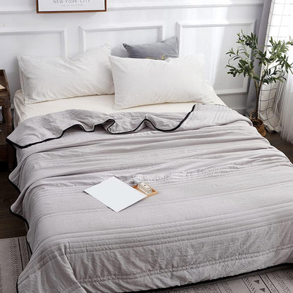 Temperature Regulating Throw Blanket – Lightweight Breathable Cooling Bedding for Hot Sleepers & Night Sweats – Moisture Wicking Soft Fabric