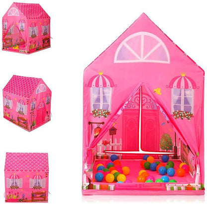 Kids Play Tent Castle Playhouse for Indoor & Outdoor – Pop-Up Hideaway Fort for Toddlers Girls Boys – Portable Lightweight Folding Cottage