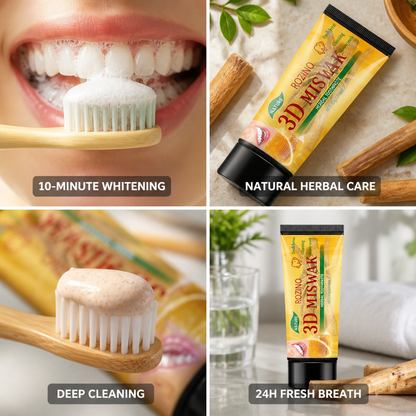Miswak Herbal 10-Minute Whitening Toothpaste (60 g)
