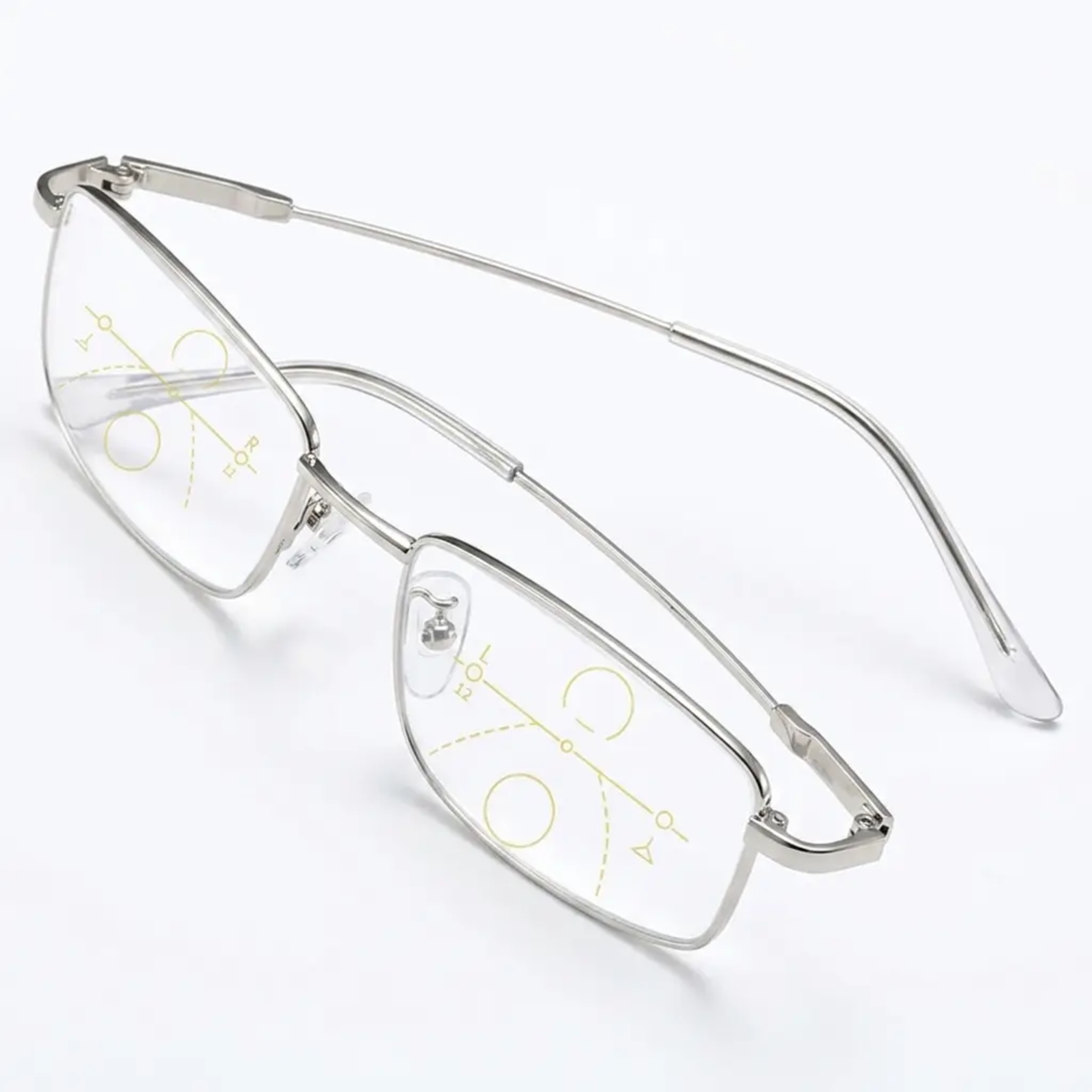 Multifocal Reading Glasses with Blue-Light Filter & Anti-Glare Coating for Reading, Screens & Distance Vision