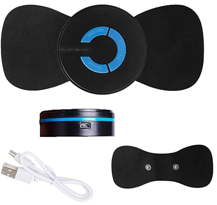 EMS Pulse Massager for Neck Shoulders Legs Arms Back Pain Relief Adjustable Intensity Portable Muscle Stimulator