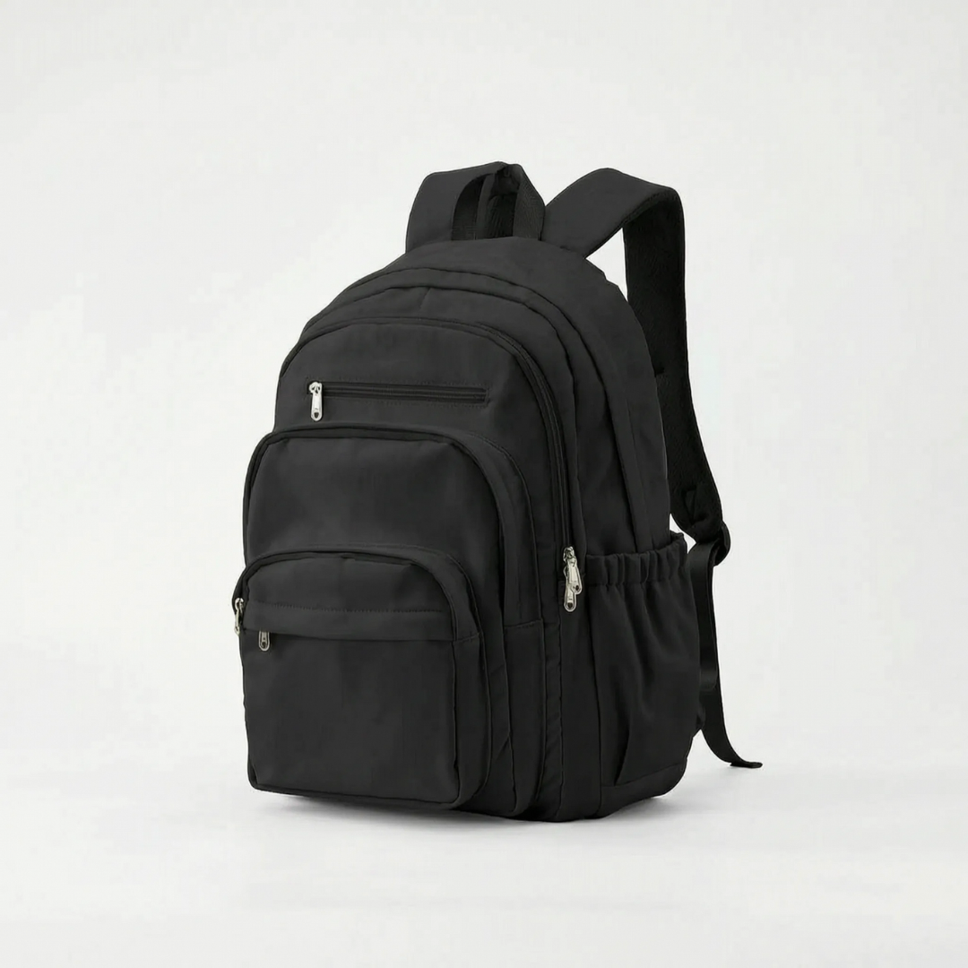 Multi-Compartment Student Backpack with Laptop Sleeve – Organized Travel Bag for School, College & Work