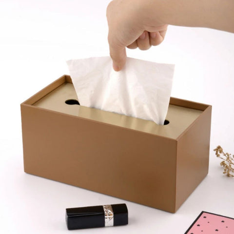 Mira Tissue Box Holder - High-Quality Iron, Minimalist Design