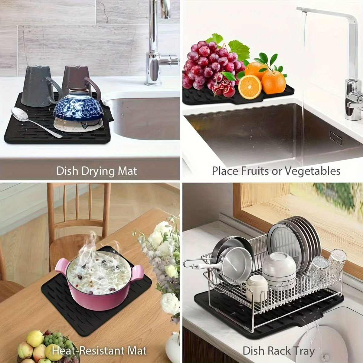 DRAINFLOW – Tapis de séchage pour évier de cuisine