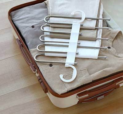 Pants Hanger Five-Tier Stainless Steel Adjustable Rods