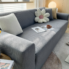 Stretchy Sofa Slipcover with Non-Slip Grip for Living Room – Fits 1 to 4 Seater Couches, Pet-Proof Furniture Protection