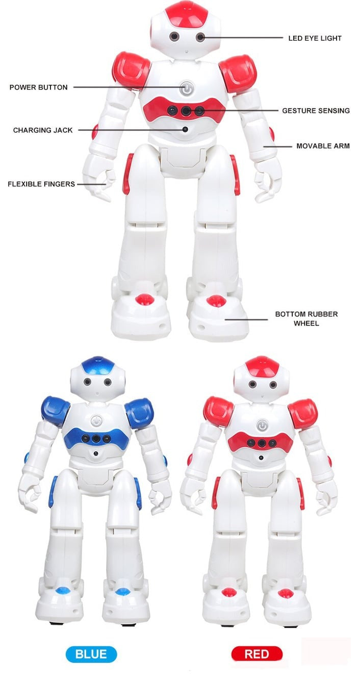 Interactive Gesture-Control Robot for Kids – Dancing, Musical Learning Toy with Voice & Programming | Educational STEM Playtime Companion