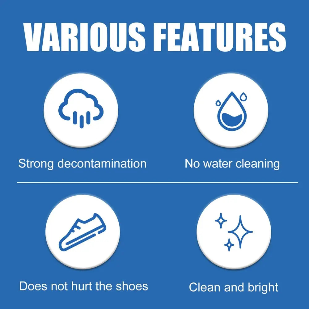 2-Pack Shoe Cleaning Cream – Gentle Stain Remover for Leather, Canvas & Sneakers