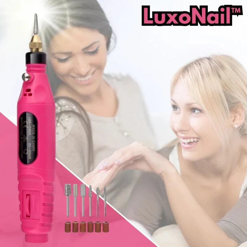 Electric Nail File Cordless USB Rechargeable 6 Attachments