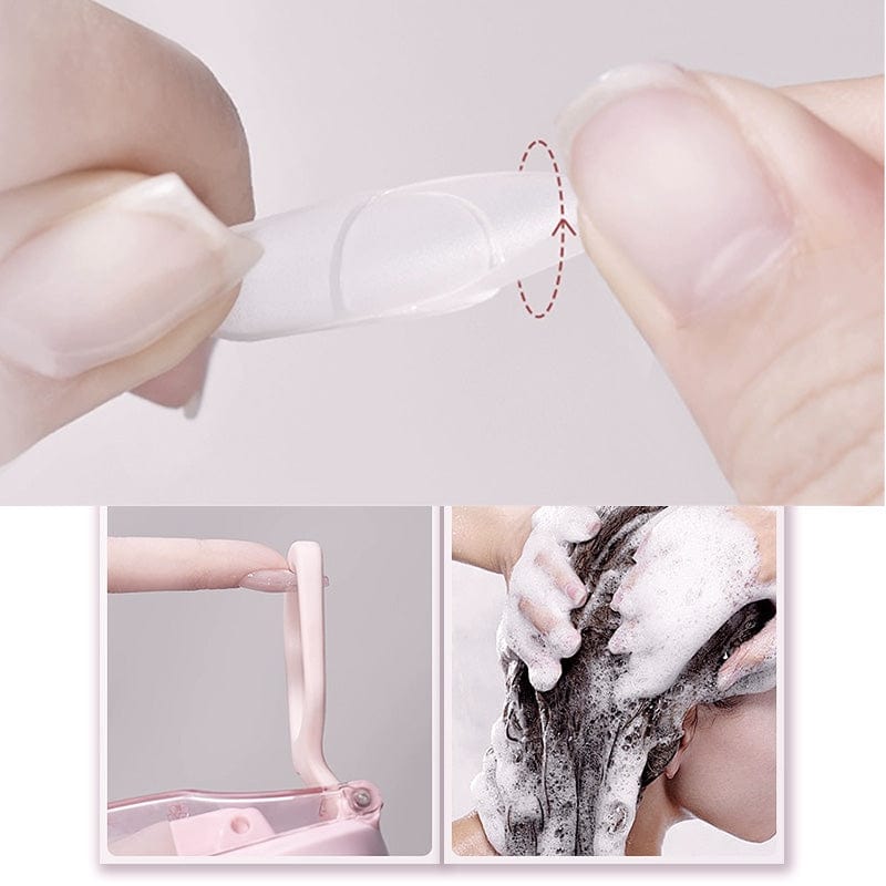 Press-On Nail Adhesive Kit with UV Lamp & Remover – Complete Salon Manicure System for Home Use
