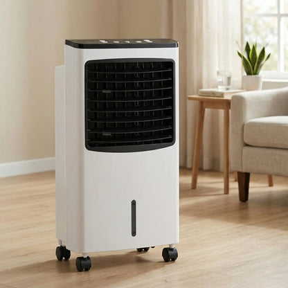 Evaporative Cooler Fan 3-Speed Portable Room Air Cooler with Humidifier Remote Control Timer for Bedroom Office Dorm Home