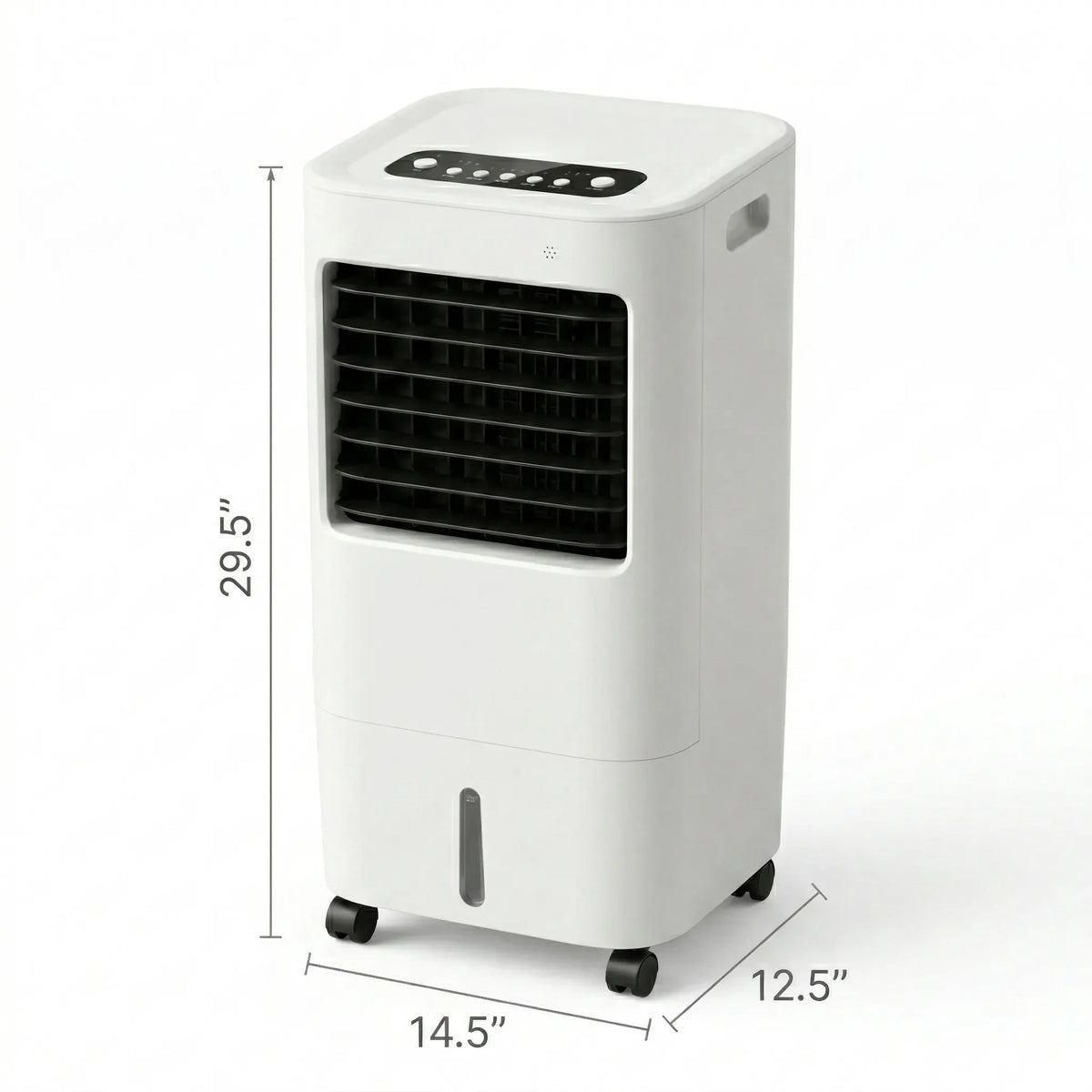 Evaporative Air Cooler 5.3 Gal Tank Portable Indoor Fan with Remote 4 Speed 3 Mode Timer for Bedroom Living Room Office