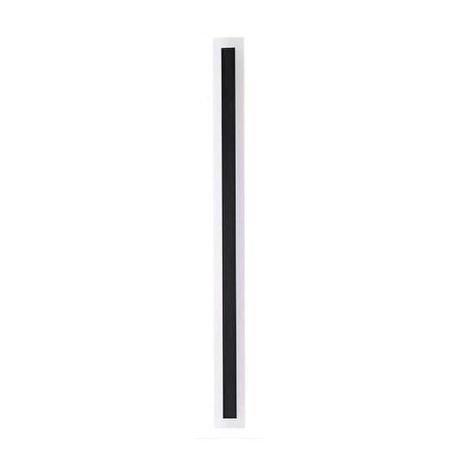 Outdoor LED Wall Sconce Hardwired Acrylic Fixture Black 12 in 7W-58W Energy-Saving Fence Patio Deck Entryway Lighting Modern Weather-Resista
