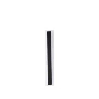 Outdoor LED Wall Sconce Hardwired Acrylic Fixture Black 12 in 7W-58W Energy-Saving Fence Patio Deck Entryway Lighting Modern Weather-Resista