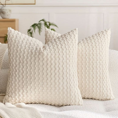 CORDFLOW – Bubble Texture Cushion Covers for Sofa & Bedroom Decor