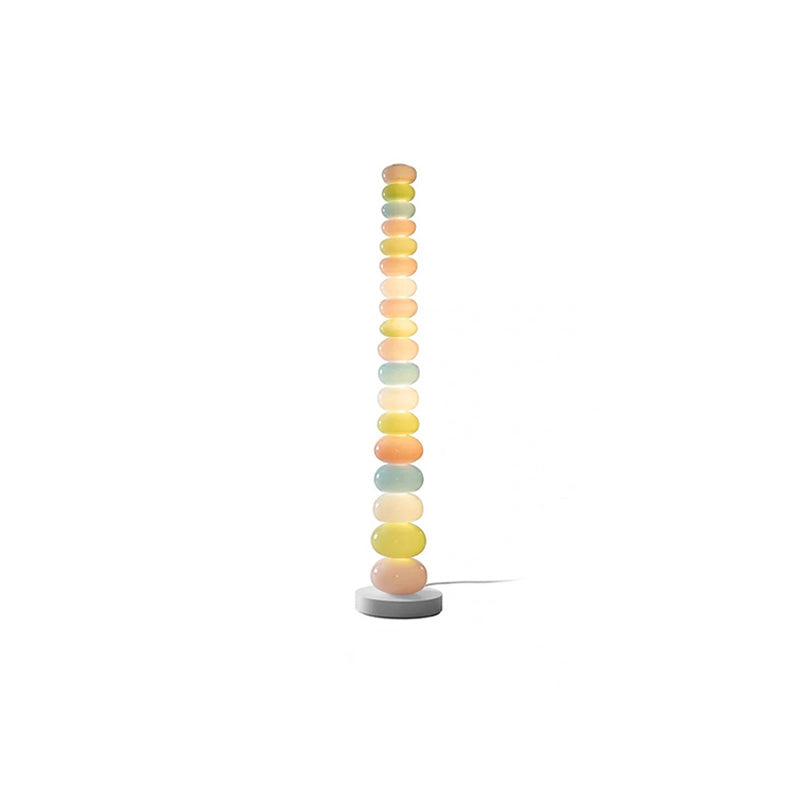 Translucent Acrylic Tower Light 63 Inches Tall Modern Statement Piece for Bedrooms Lounges Hallways Offices