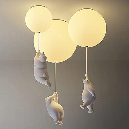 Plafonnier amusant en forme d'ours