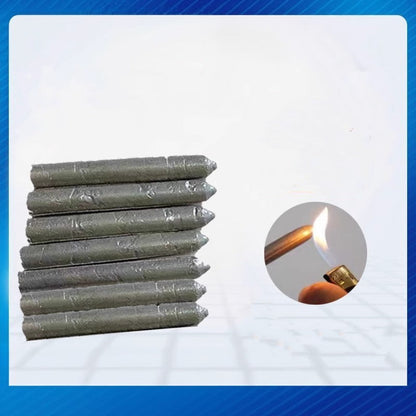 Low-Temperature Metal Repair Rods for DIY Bonding & Fixes | 10-Piece Aluminum Alloy Set for Home & Auto | Works with Torch or Lighter | Mult
