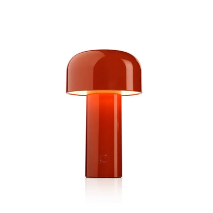 Cordless Mushroom Table Lamp with Touch Dimmer & USB-C Rechargeable Battery for Bedroom, Desk & Outdoor
