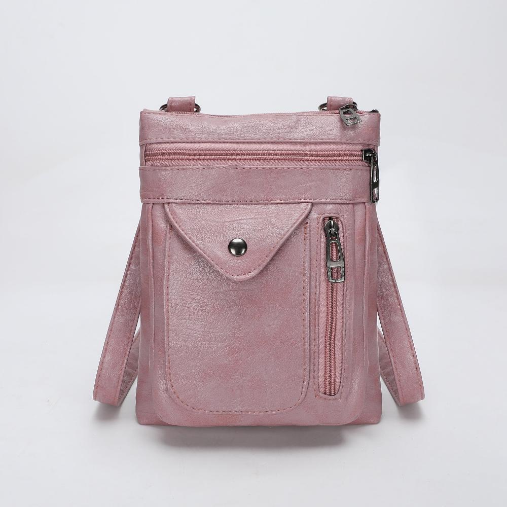 Retro Crossbody Purse – Compact Vegan Leather Shoulder Bag with Adjustable Strap for Women – Everyday Organizer Handbag