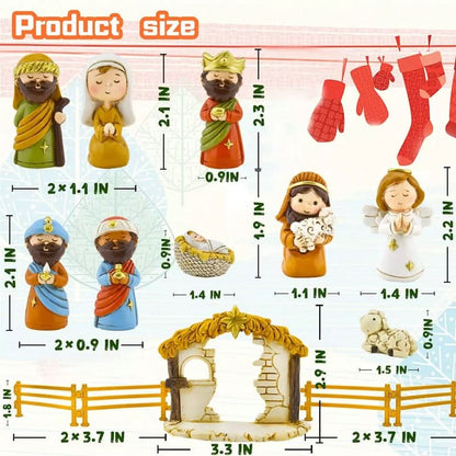 HOLYCOUNT – Nativity Scene Set for Daily Christmas Surprises