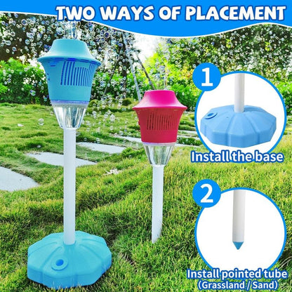 Automatic Bubble Maker | High Output Bubble Blower Machine with Adjustable Height | Portable Design for Endless Party Fun