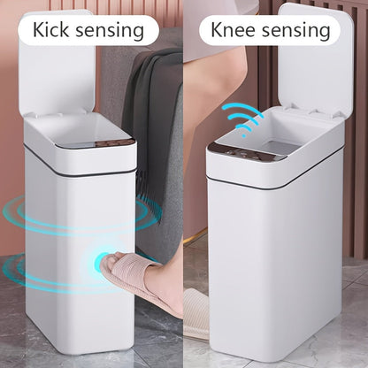 Touchless Garbage Bin 2.9 Gallon, Automatic Trash Can with Sensor, Kitchen Trash Can, Slim Bathroom Trash Can