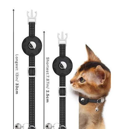 Traceur GPS pour animaux avec collier réfléchissant pour chiens et chats – Localisateur réseau Android, design léger et étanche, autonomie de 8 à 10 mois
