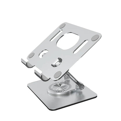 Adjustable Desktop Holder with 360° Swivel for Tablets Up to 15.6 Inches – Collapsible Support for iPad, Android, E-Readers & Touchscreens